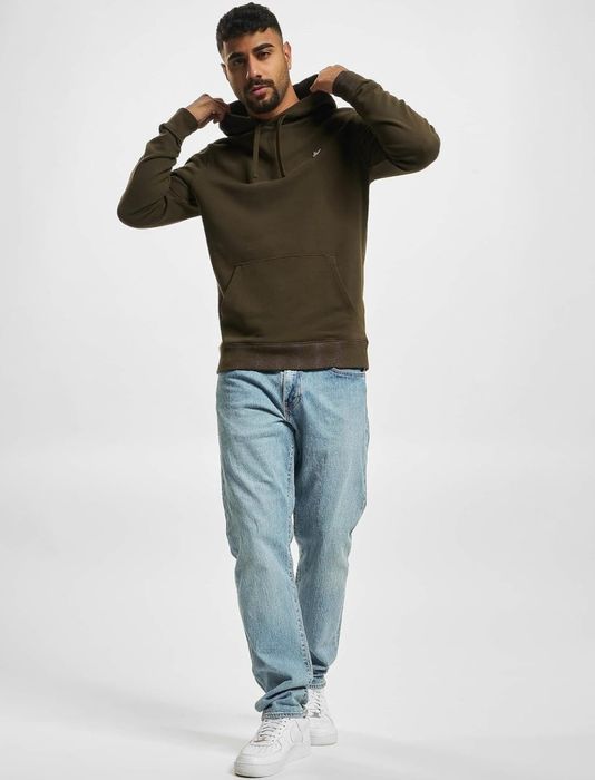 Lyle & Scott Bluza z kapturem męska, r.M 100% bawełna oliwkowa, do szk