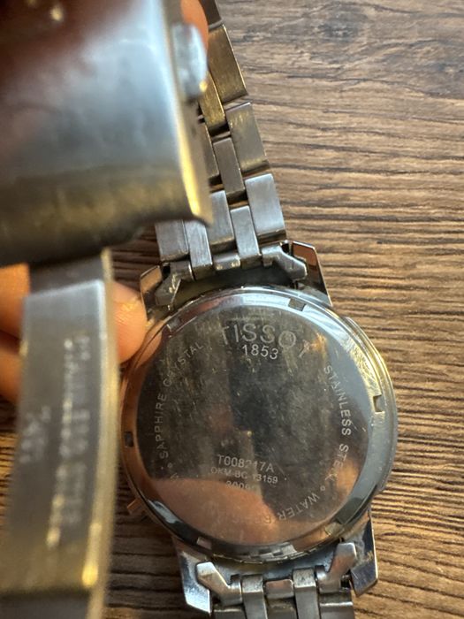Zegarek Tissot PRC 200 Chronograph Czarny/Stal nierdzewna  Ø40 mm