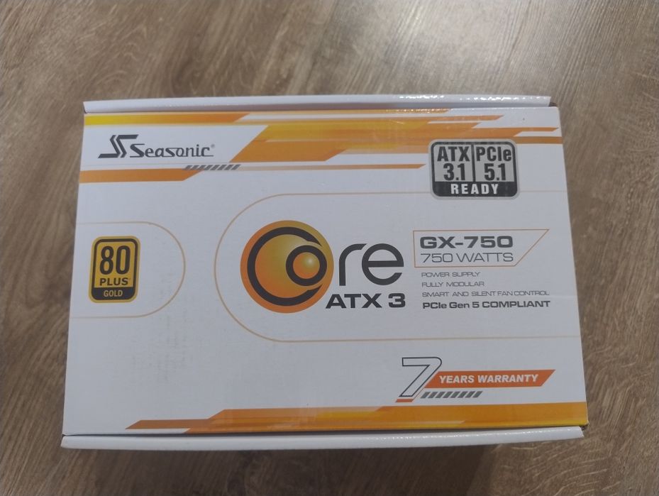 Блок живлення SEASONIC Core GX-750 ATX 3.1 White
