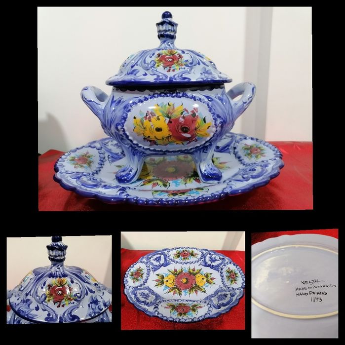 Vestal Ceramic Terrine and Serving Platter