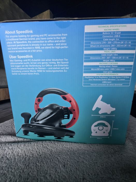 Продам Руль с педалями для приставки