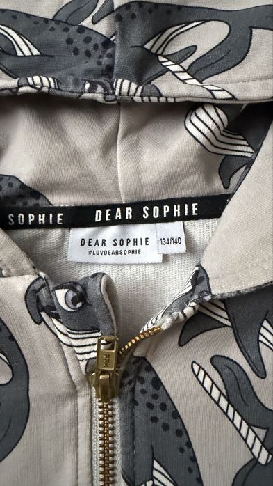 Dear Sophie bluza nerwale szara modna piekna 134/140