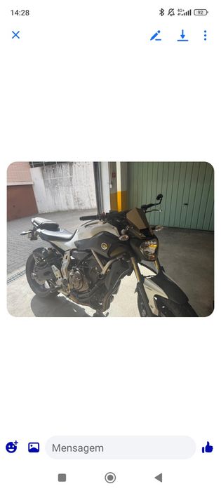 Moto Yamaha MT07