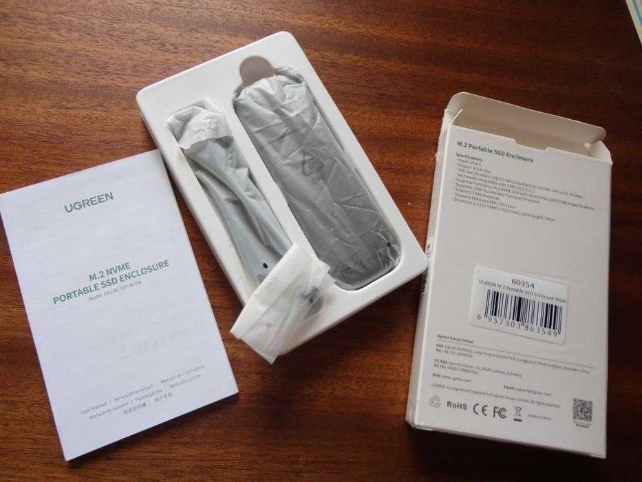 Caixa externa disco SSD M.2 NVME Ugreen