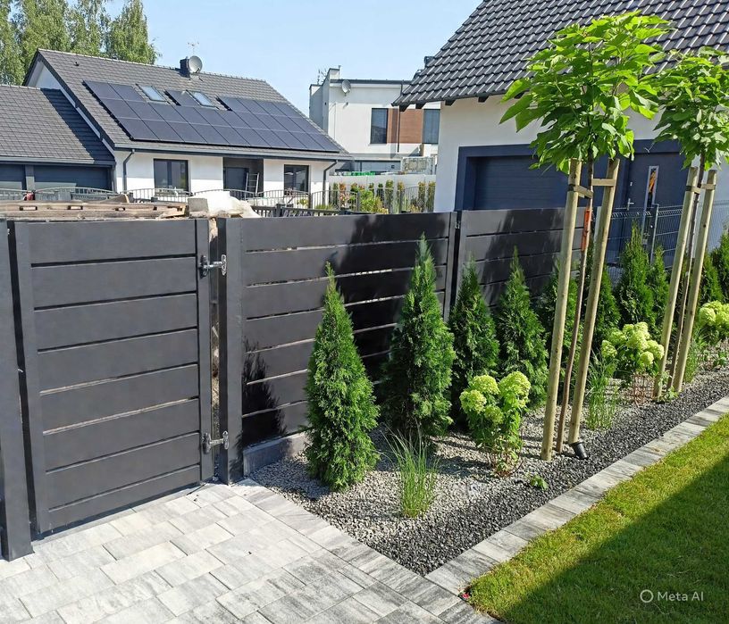 Ogrodzenia panelowe furtki bramy