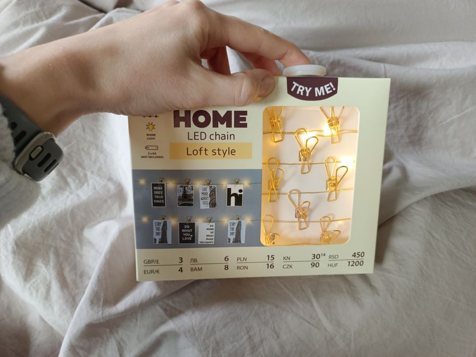 Home LED chain -lampki pepco