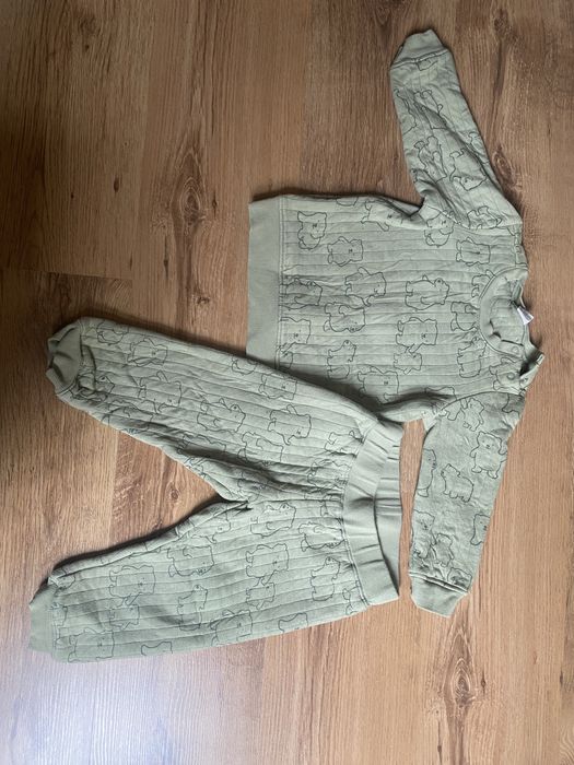 Dres bawełniany H&M rozmiar 92 bluza spodnie