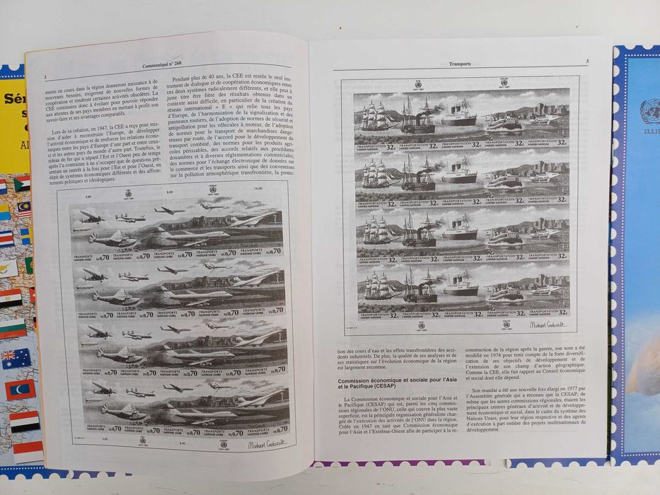 Filatelia Revistas Fascination da Adm. Postal das Nações Unidas
