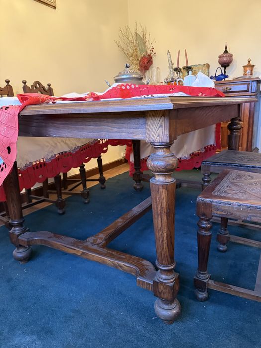 Conjunto Mobilia Sala Madeira Maciça