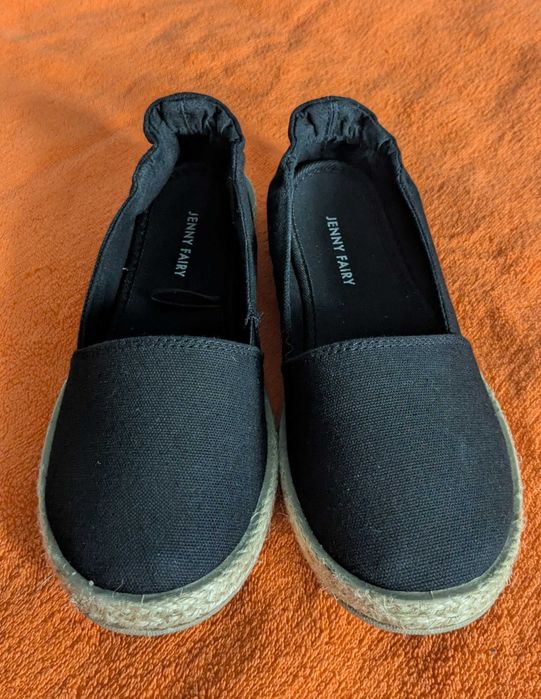 Еспадрильї жіночі 35 розмір чорні jenny fairy