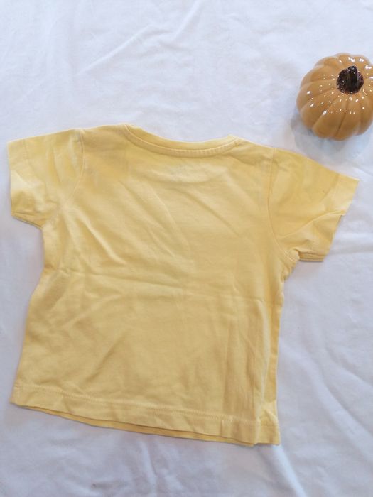T-shirt Amarela "Apple Juice" de Bebé