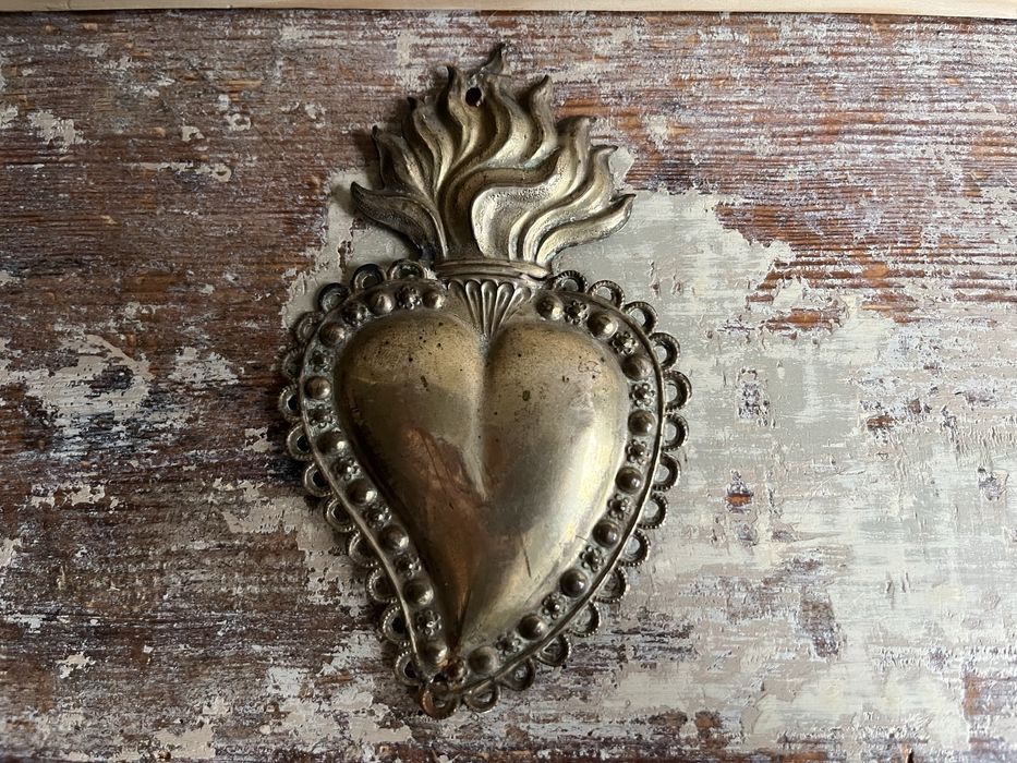 Stare serce wotywne srebro