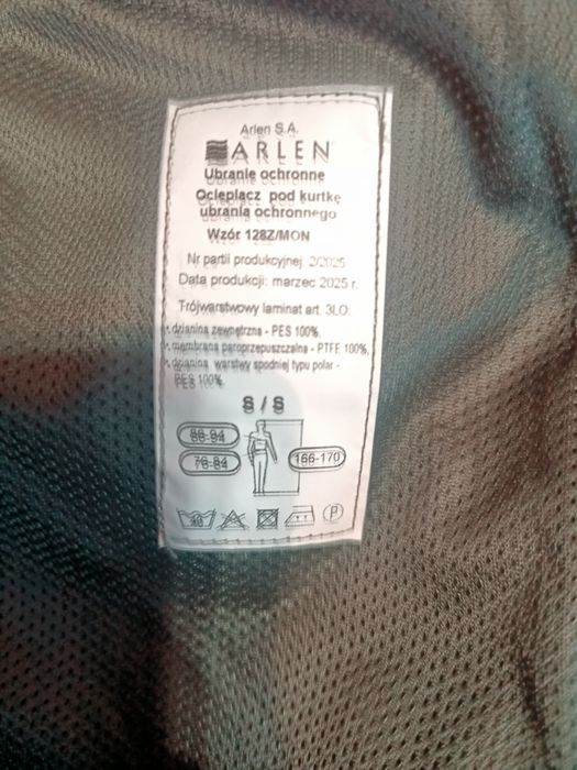 Ubranie ochronne Gore-Tex S/S