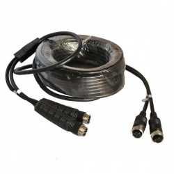 Kabel PODWÓJNY 2x15m do kamery 4PIN, AHD, NOWY !!! rabat -40%