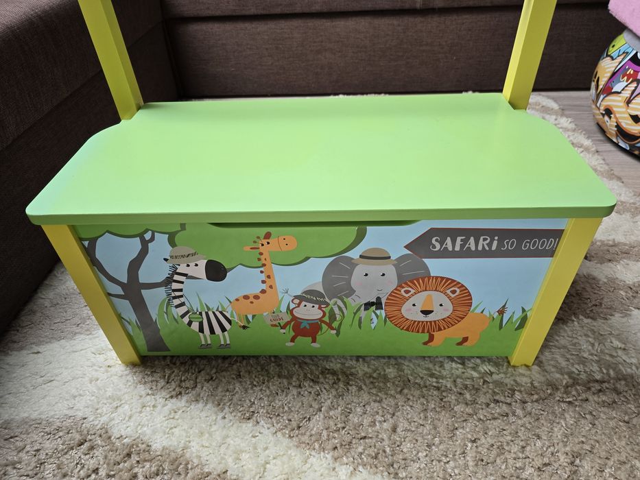 Pojemnik ma zabawki,laweczka