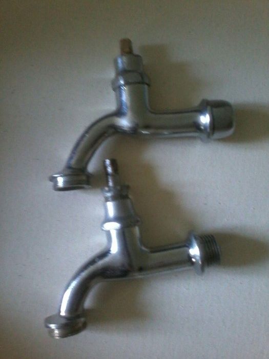 краны .латунь хром. ссср новые