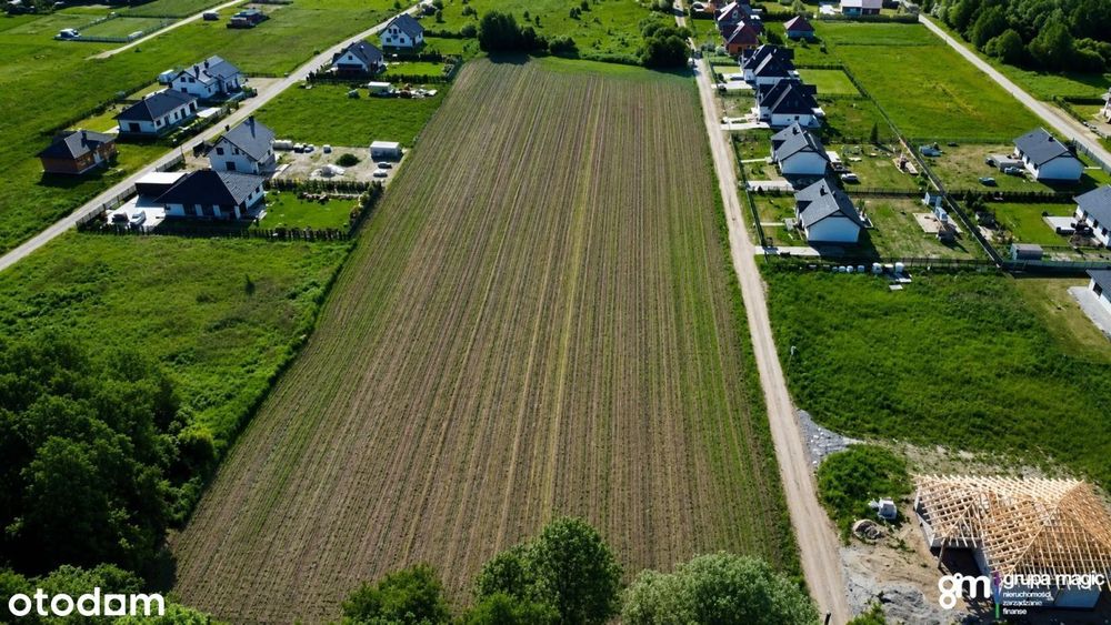 Działka 1425 m² przy lesie – Głogowo