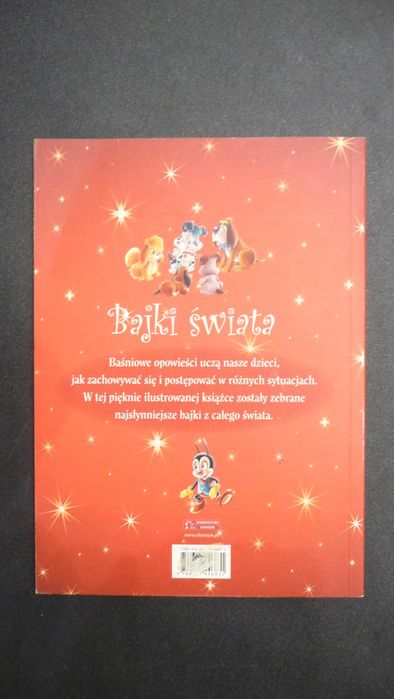 Bajki świata. Wydawnictwo Oleksiejuk. Książka bogato ilustrowana.