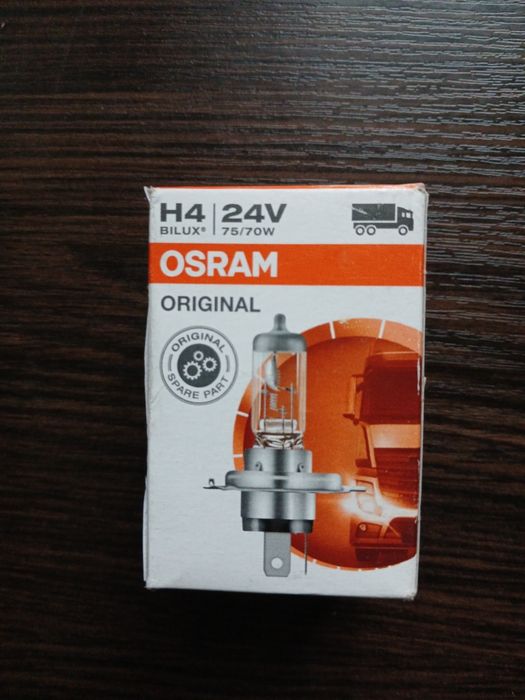 Лампа галогенова Osram H4 24V