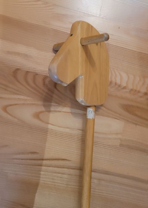 Drewnia głowa konia do zabawy