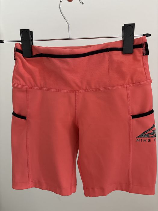 Calçoes corrida Nike mulher XS trail laranja
