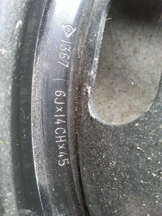 Felga toyota z koła zapasowego 14 5x100