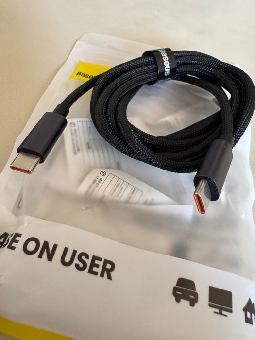 BASEUS Kabel Długi 2 metry Usb-C Usb-C  Fast charging NOWY