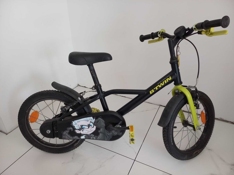 Rower rowerek dziecięcy 16 btwin dark hero 500 decathlon
