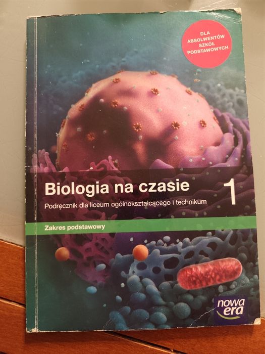 Biologia na czasie. Podręcznik. Klasa 1. Zakres podstawowy. Liceum i technikum  Anna Helmin, Jolanta Holeczek