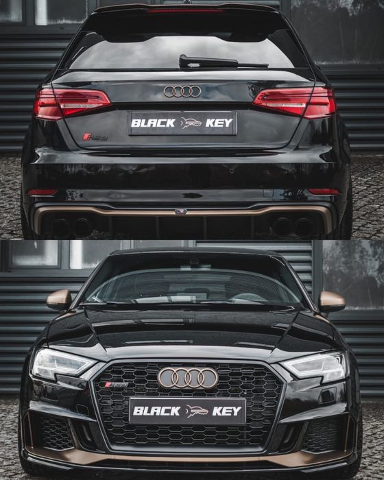 Audi a3 sportback s-line 2.0TDI 150cv “black and bronze” LOOK RS3