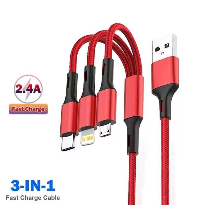 Якісні,Брендові, USB кабелі швидкої зарядки:NNBILI С-С,Toocki A-C,3in1