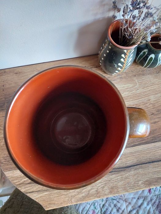 Майоліка, кухоль, васильківська майоліка