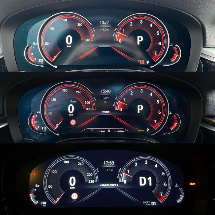 LED Приборки 6WB BMW G30/31/32 G01/02 G11/12 M F90/97/98 HUD EVO щиток