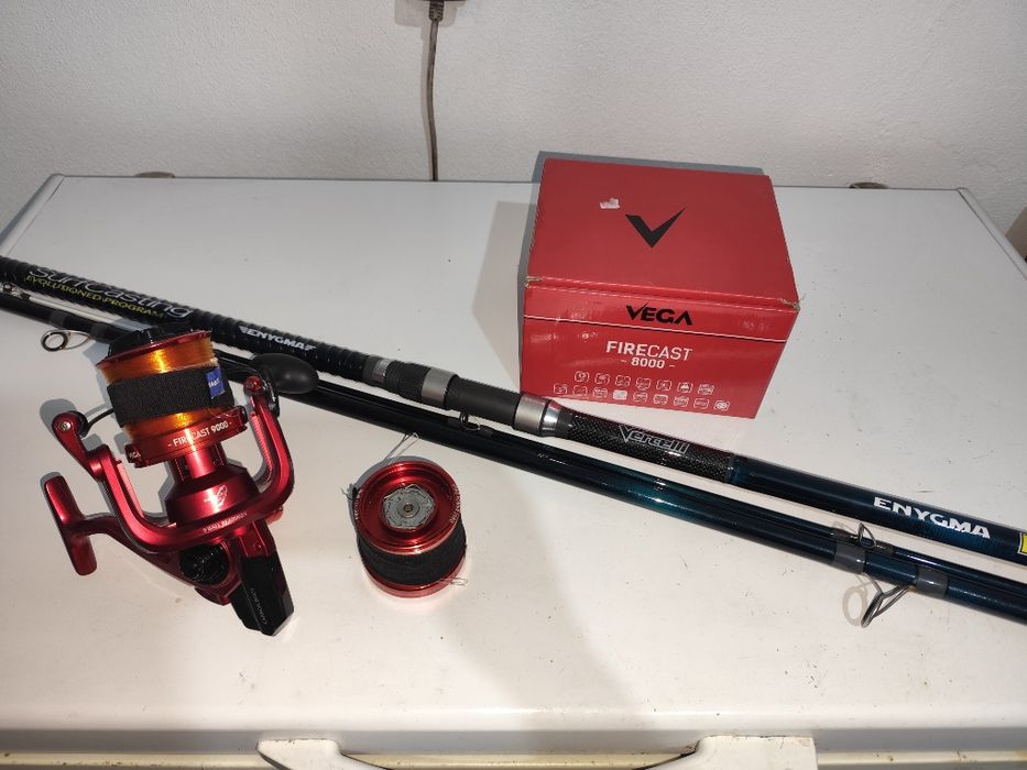 Conjunto Surfcasting (cana e carreto)
