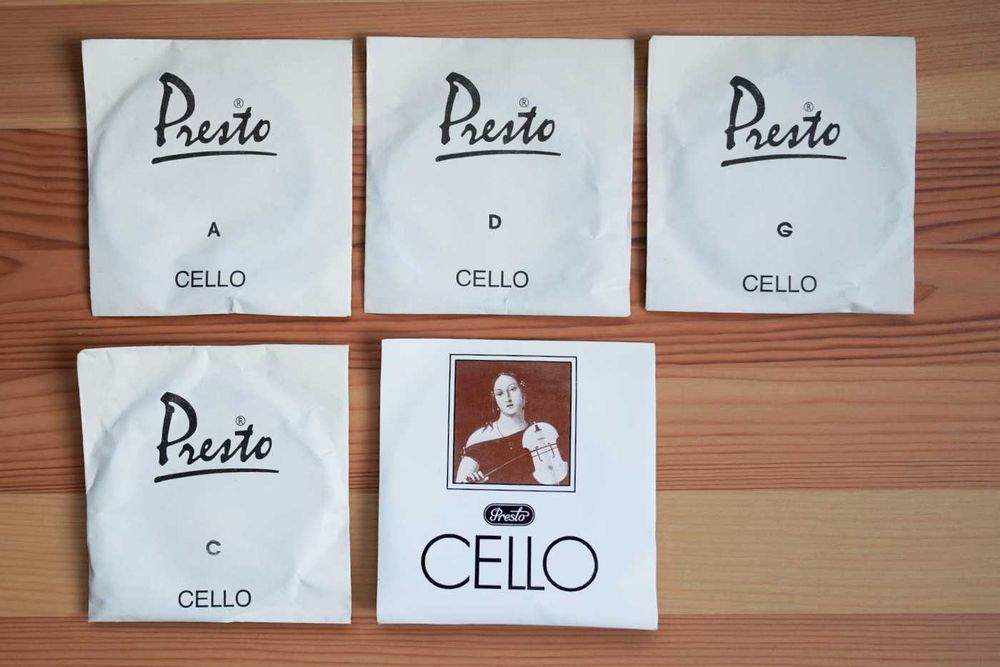 Struny do wiolonczeli Presto Cello - nowy komplet - przesyłka gratis!