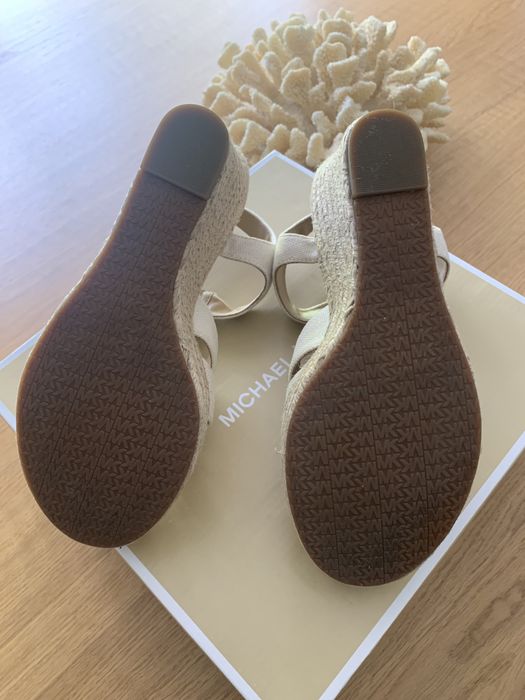 Sandalias Michael Kors,  Novas, 37, Originais, Cor Cru