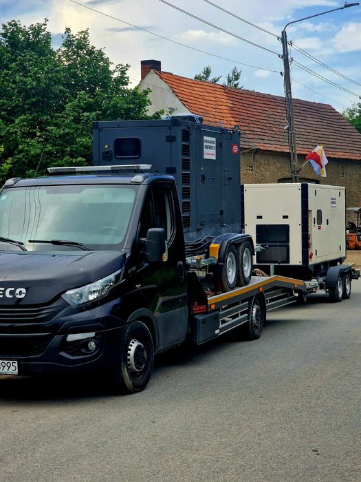 Wynajem agregatów prądotwórczych od 16 kW do 2 MW, serwis 24/7