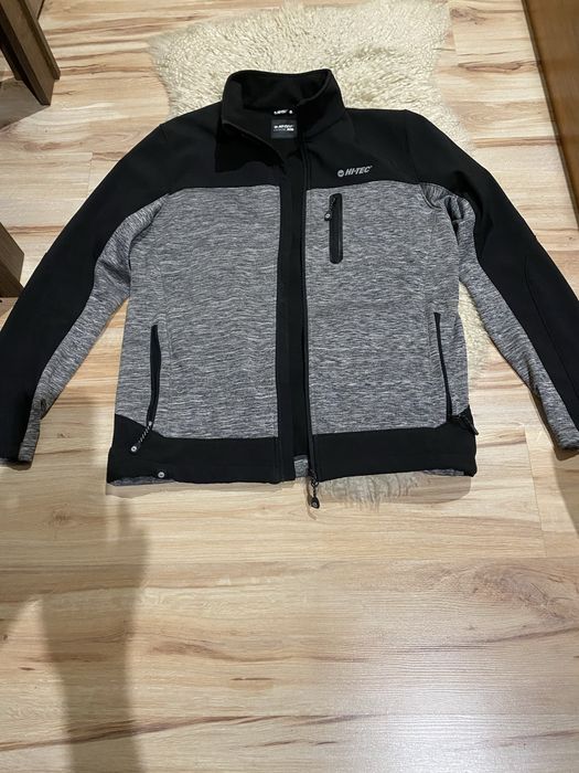 Bluza męska L szara czarna hi tec