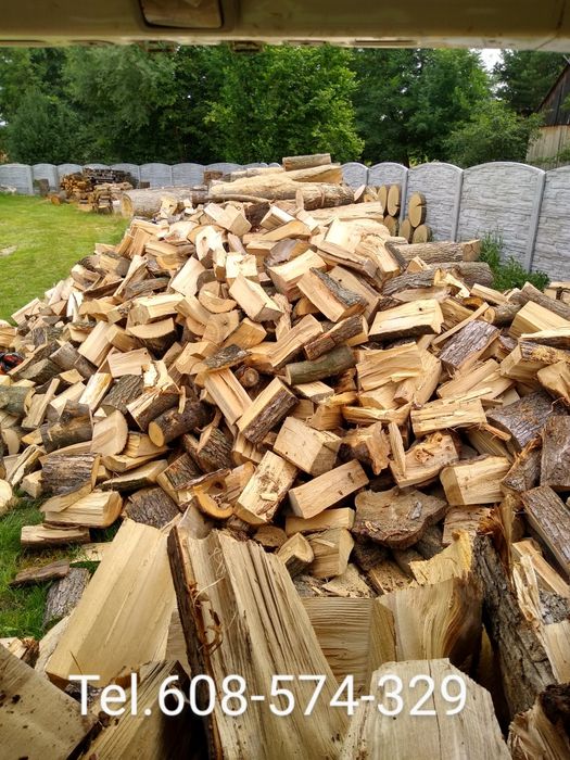 Drewno Dąb ,kominkowe, opałowe, Transport gratis ..