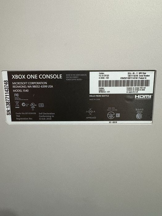 XBOX ONE Limited Call of Duty ntsc j 100 v супер стан! можливий Кредит