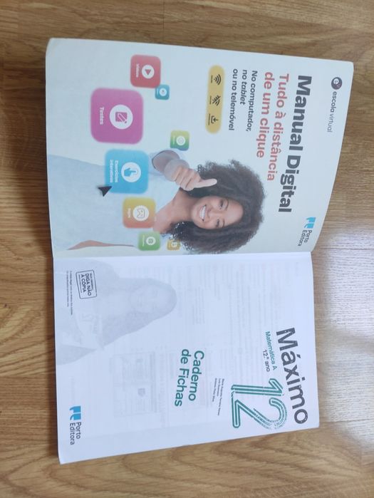 Matemática A 12°- Caderno de Fichas Máximo- Porto Editora