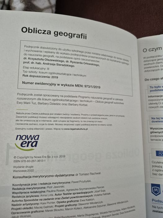Oblicza geografii 1 zakres rozszerzony podręcznik