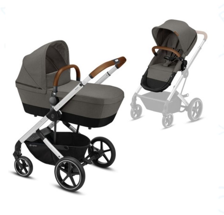 Wózek Cybex Balios S Exclusive gondola + spacerówka stan bdb