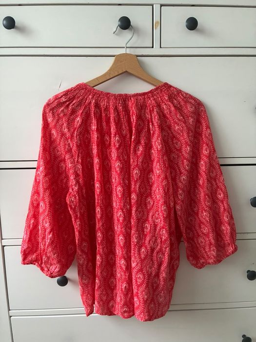 Peacocks Bluzka koszulowa oversize różowa roz 14