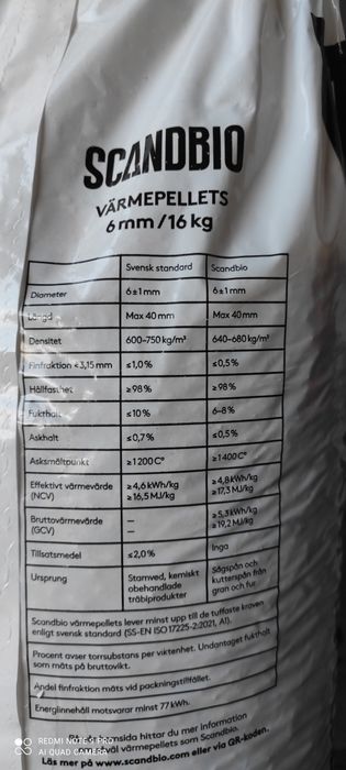 Pellet Scandbio 6mm