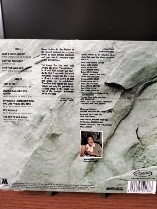 CD The Temptations - Solid Rock