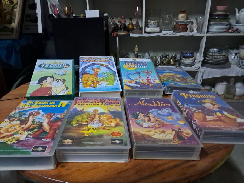 Varias cassetes vhs