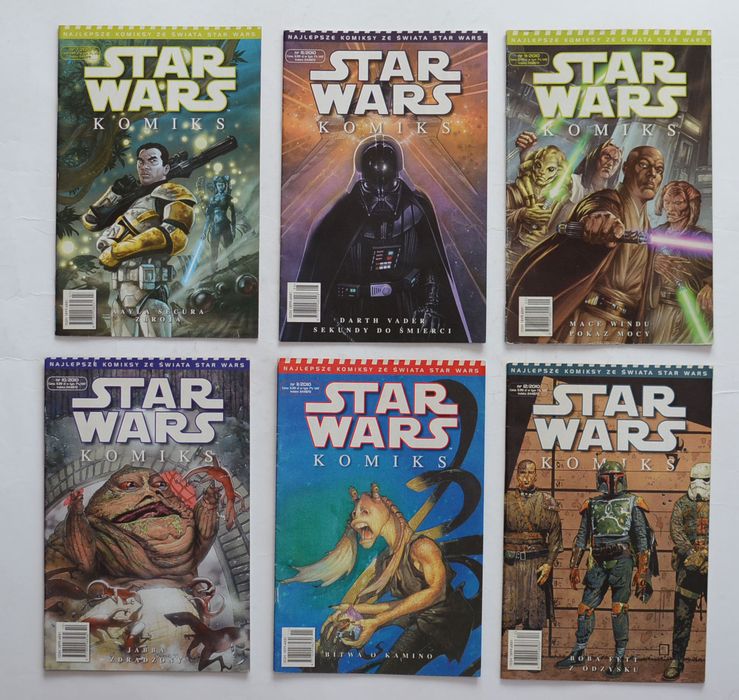 Star Wars Komiks Egmont rok 2010 komplet zestaw