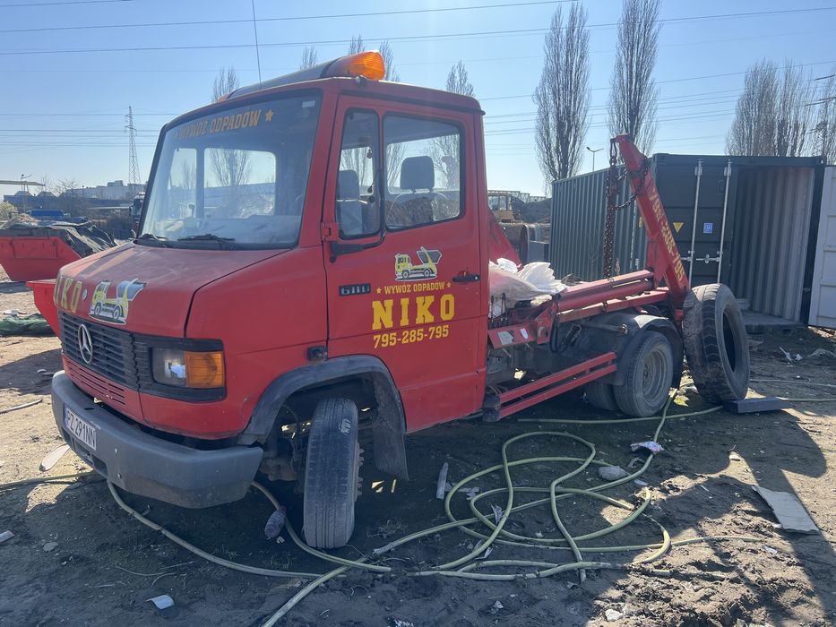 Mercedes 611d bramowiec Meiller Niezawodny Silny