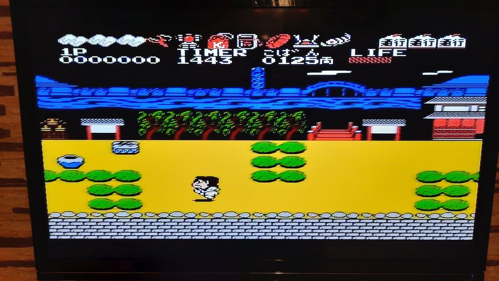 Gra famicom pegasus Ganbare Goemon